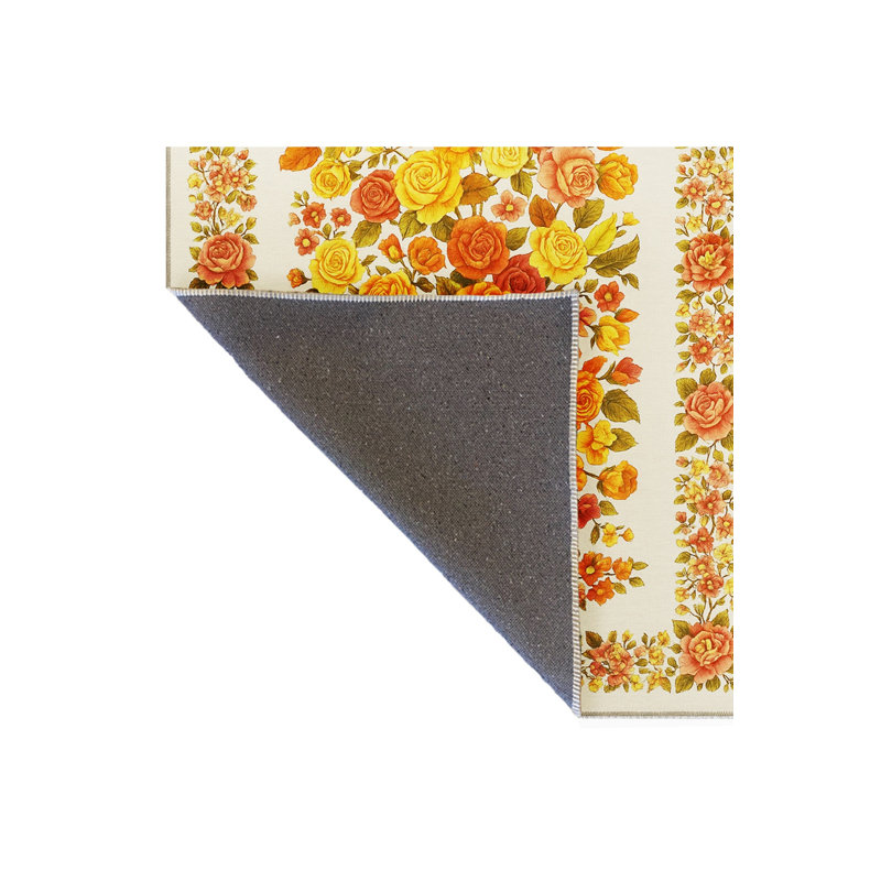 Tapis beige tissé traditionnel Mosso, 3'3" x 9'10"