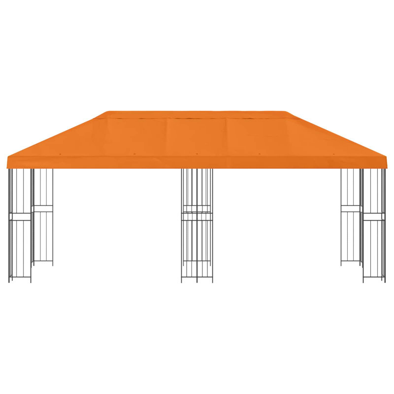 Vidaxl Gazebo Polyester And Steel, Orange