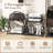 Folding Iron Luggage Rack