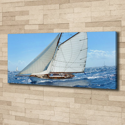 Yacht - No Frame Print on Canvas