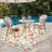  Washable 6X9 White Floral Outdoor Rug, Non Slip Quick-Dry Mesh Rug for Deck Backyard-1471089678-1471593920