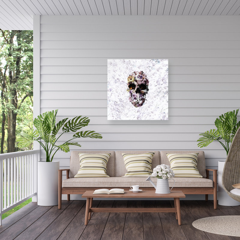 Toile d'extérieur Ali Gulec Upland Skull Light, H 35 po x l 35 po
