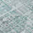 Machine Washable Indoor/Outdoor Xhevrie Teal Rug-111819505