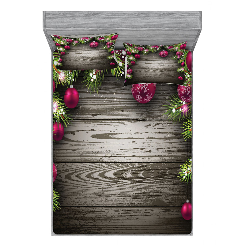 Microfiber Sheet Set, Queen Sheet Set with Fitted Sheet