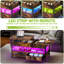 Lift Top Coffee Table with Storage and LED Lighting