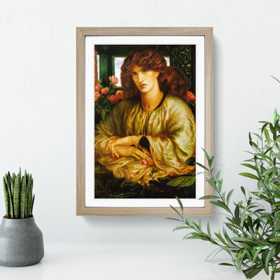 The Woman and Window by Dante Gabriel Rossetti - Picture Frame Painting