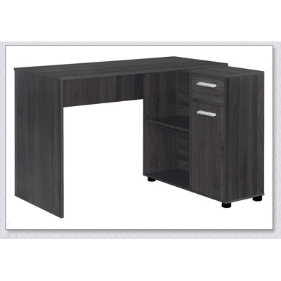 L-Shaped Computer Desk with Storage Drawers, Ideal for Home Office and Small Spaces, Modern and Functional Design