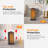 Kloudic 1500 Watt 0.9 BTU Electric High Efficiency Tower Space Heater with Adjustable Thermostat
