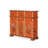 Orange Solid + Manufactured Wood Shoe Storage Bench