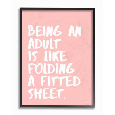 "Like F pliant un drap-housse" par House of Lulu