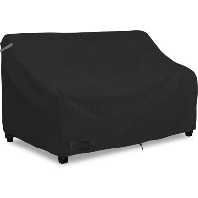 2-Seater Patio Loveseat Cover,58W X 32.5D X 31H Inches Outdoor Couch Cover,100% Waterproof Heavy Duty Patio Sofa Covers,Patio Furniture Covers by Latitude Run