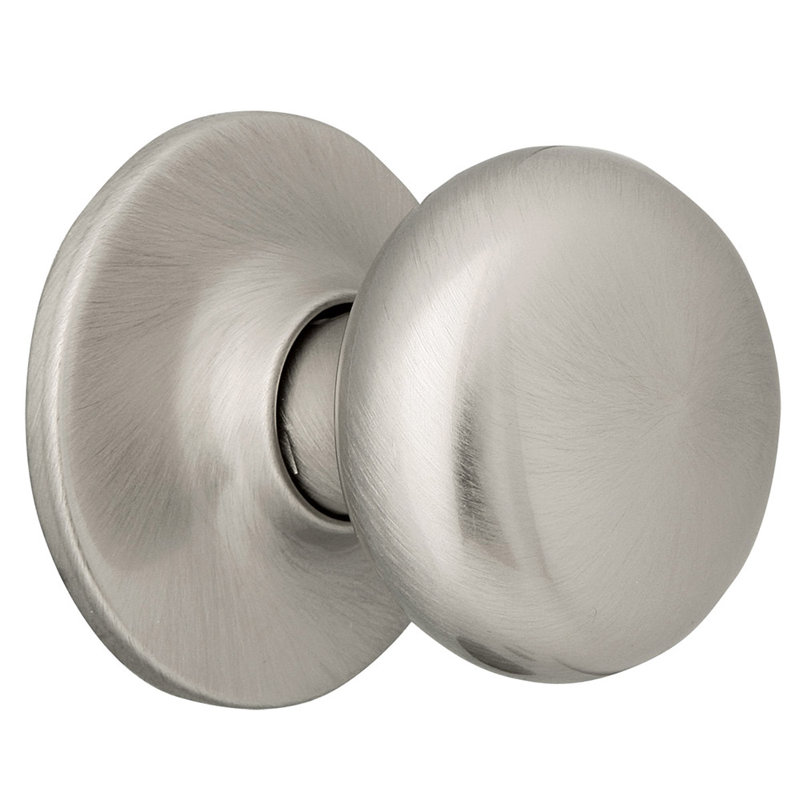 Cambridge Single Dummy Door Knob, Satin Nickel