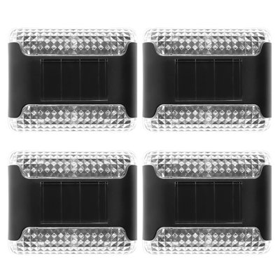 4PCS lumière solaire décoration extérieure cour murale lumière de nuit extérieure