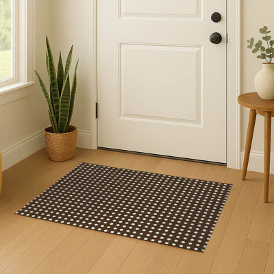 Dot Locked Indoor Doormat
