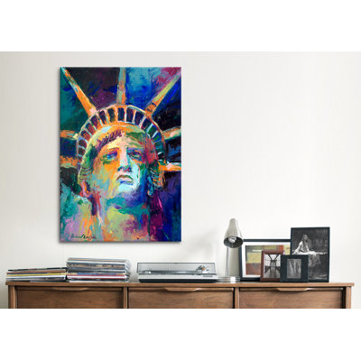 "Statue" par Richard Wallich, reproduction d'art sur toile tendue