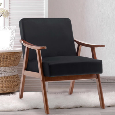 Fauteuil avec structure en bois massif