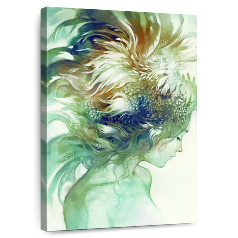 Leisha Lady Comb, 48" H x 32" W