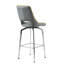 Bacarri Swivel Upholstered Counter Stool with Metal Frame-2096985575
