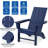 Buvana HDPE Folding Adirondack Chair-313151939