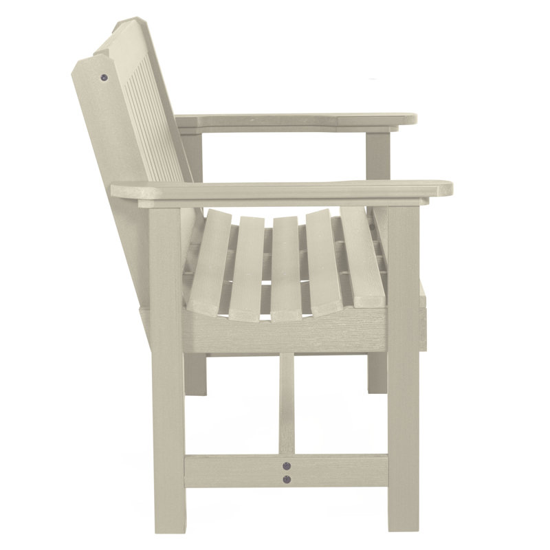Lunz Outdoor Bench, Whitewash