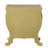 Gold 3-Drawer Nightstand