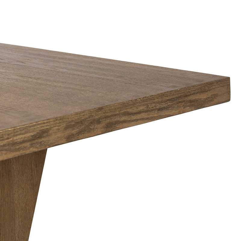 Tia Dining Table 84"-Drifted Oak Solid