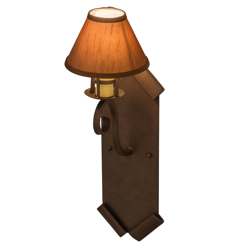 Santa Lucia Iron Candle Wall Light