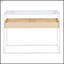 43.25'' Glass Top Console Table-2115121228