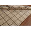 Tapis beige en laine noué à la main de conception unique 5 pi 0 po x 6 pi 6 po New Age