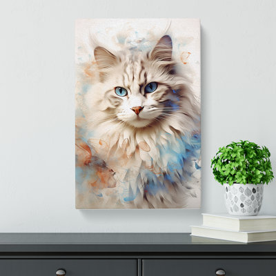 Ragdoll Cat Abstract No.2 - Wrapped Canvas