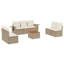 Ensemble de canapé de jardin Vidaxl beige