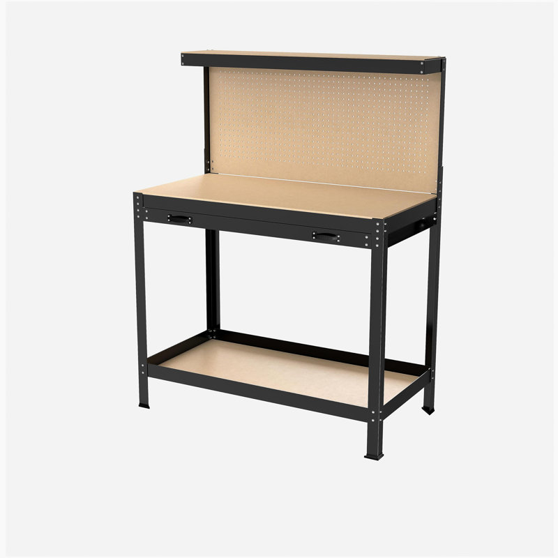 Table de travail 63 po avec rangement et outils