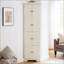 Armoire de rangement 4 niveaux à 4 niveaux avec 8 portes, tablettes hautes pour l'organisation de la salle de bain et du salon-1152120397