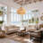 1 - Light 13.7" Boho Hand-Woven Natural Rattan Dome Pendant Light