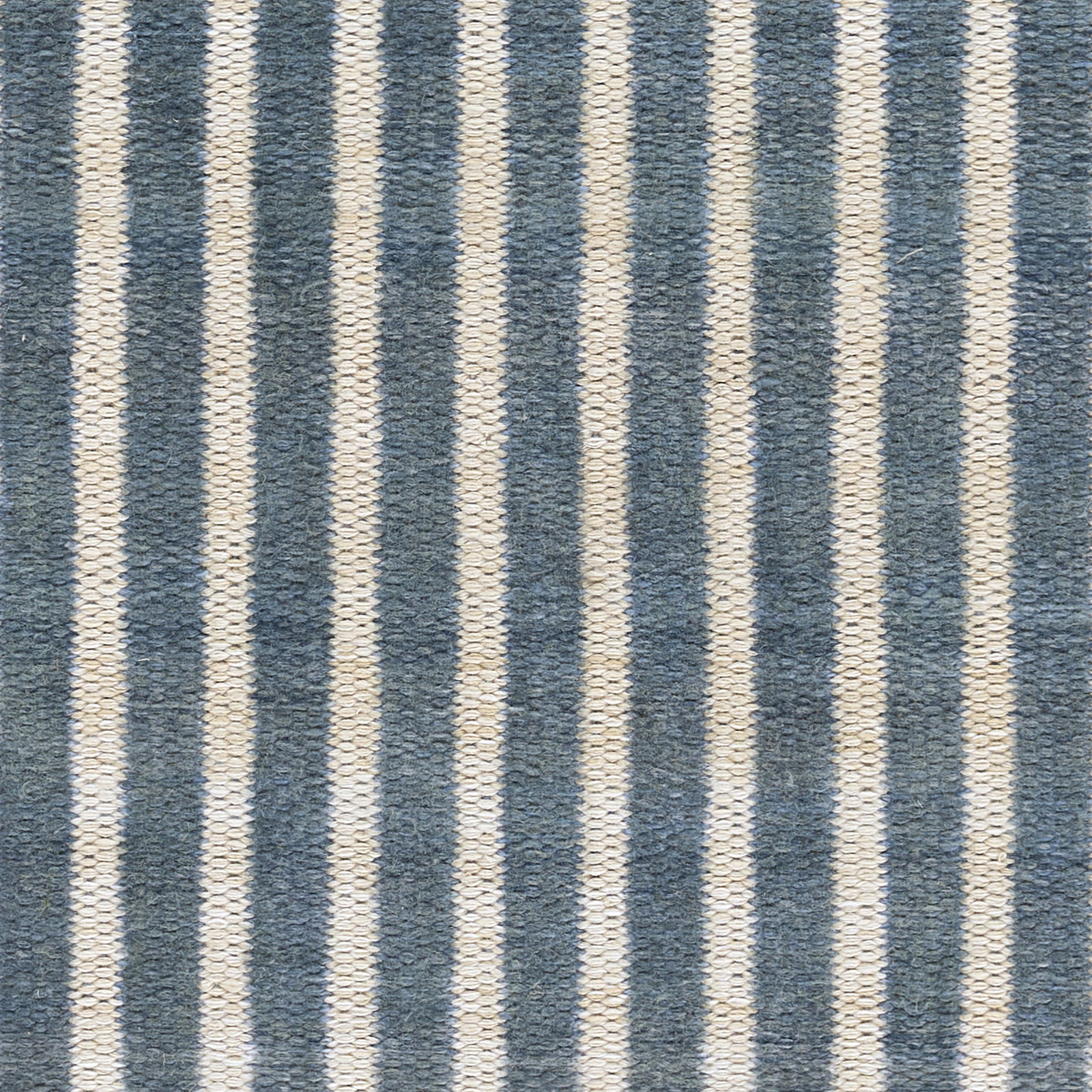 Acerra Blue Hand-Woven Striped Outdoor Rug, Rectangle 5' x 7'6"