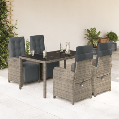 Whitham Rectangular 5 - Piece 4 - Person 150Cm Outdoor Table Set