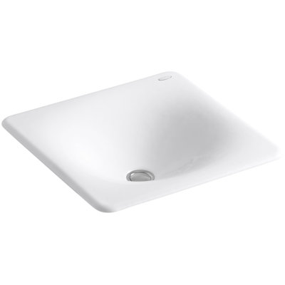 Iron Tones® Metal Rectangular Drop-In Bathroom Sink