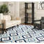 Tapis géométrique performance crocheté à la main Abbie-Jai-16769964