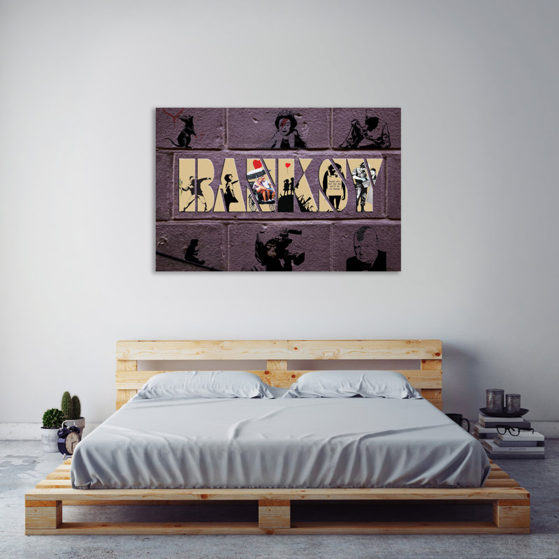 Bespoke Banksy by Banksy - Wrapped Canvas Print, 102 cm H x 152 cm W x 4 cm D