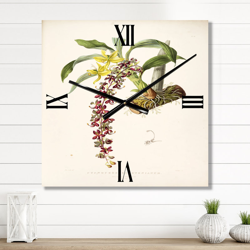 Horloge murale Flower II, Très grand