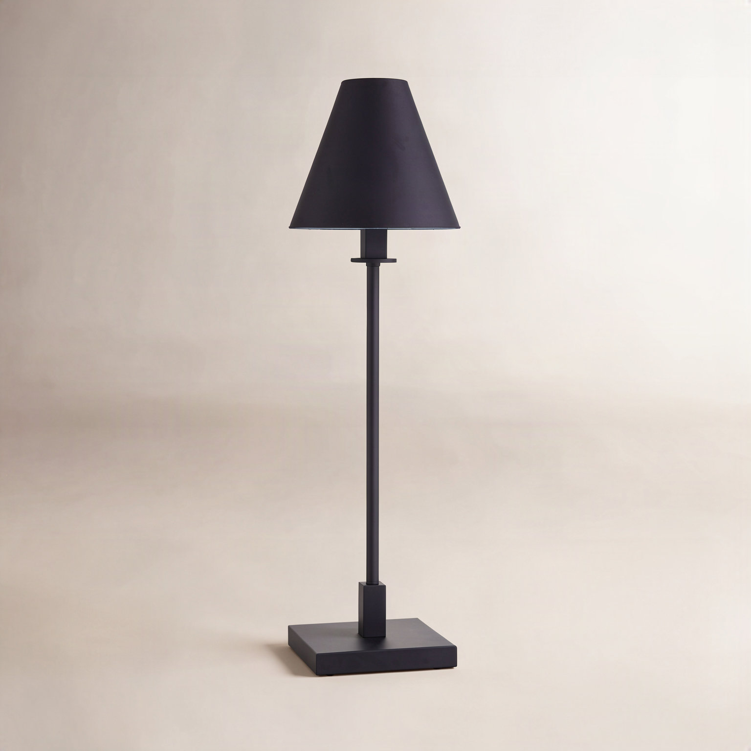 Svana Metal Buffet Lamp, Blackened Bronze