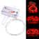 Yescom Bright LED Bike Wheel Light Auto Open and Close Bicycle Wheel Spoke Light String Red
