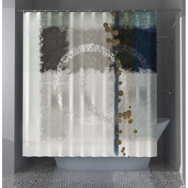 Abstract Shower Curtain
