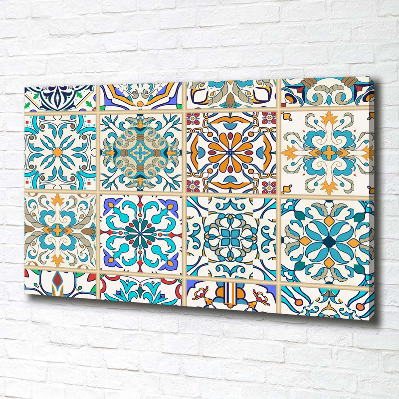 Ceramic Tiles - Wrapped Canvas Print