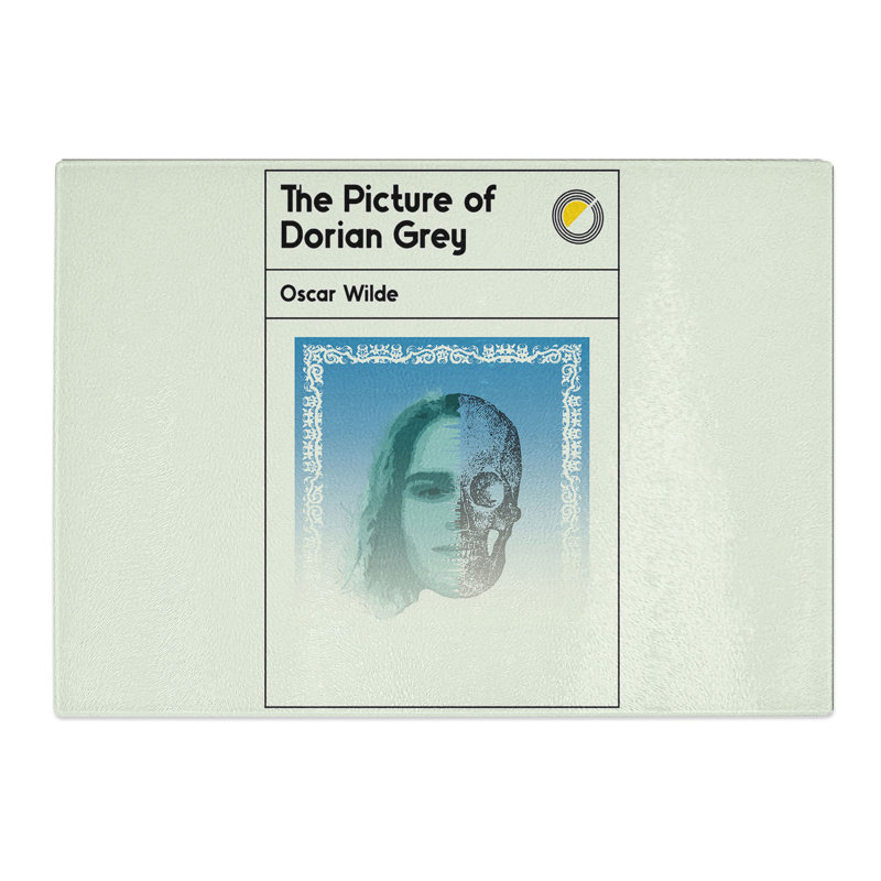 Book Cover the Picture of Dorian Grey Oscar Wilde Chopping Board, 0.4cm H x 28.5cm W x 39cm L