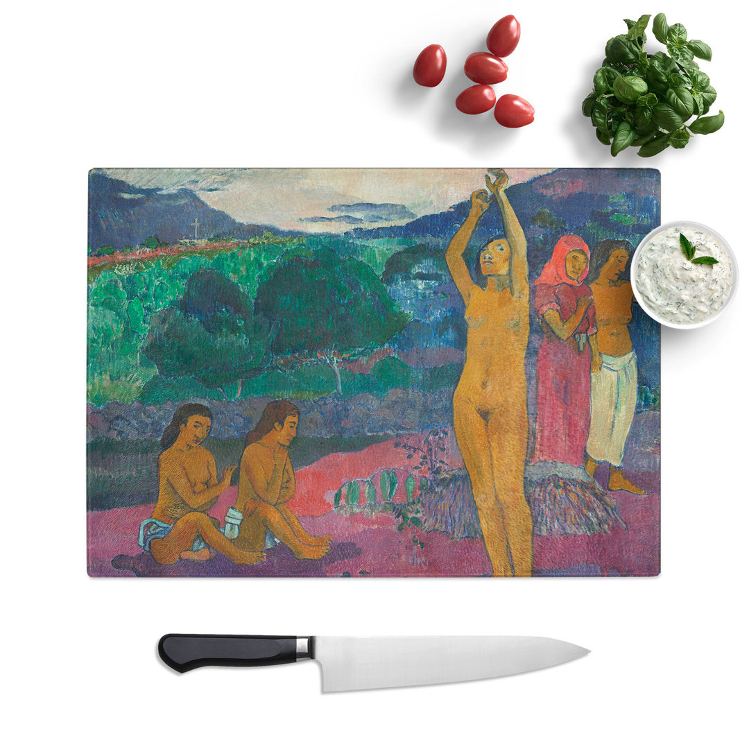 The Invocation by Paul Gauguin Chopping Board