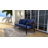 Outdoor Light Brown Wicker 3-Seat Sofa in Steel Frame with Cushions-2103039909
