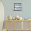 Cadre flottant paysage de plage orageuse, design par Nan-1273874537-1273874548