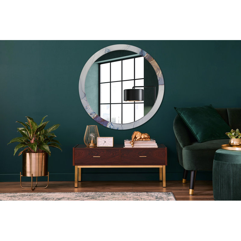 Huldar Glass Flat Wall Mirror