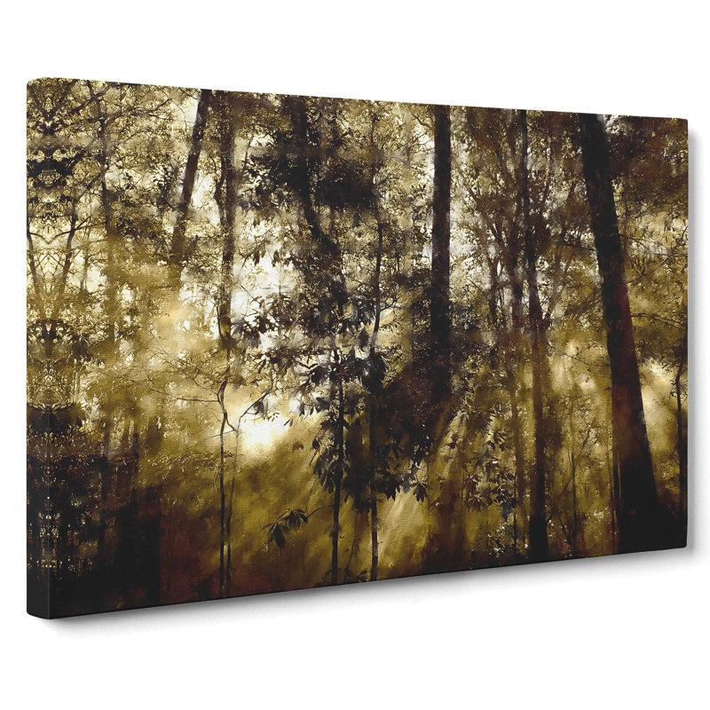 Sunlight Forest Vol.8 - Wrapped Canvas, 35cm H x 50cm W x 3cm D
